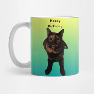 Happy Birthday Cat Mug